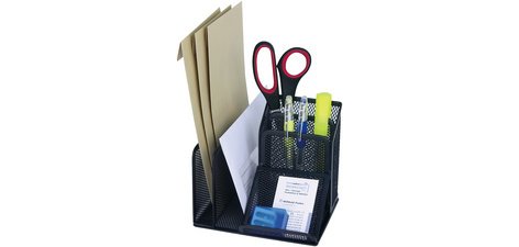 Multipot Office, 4 compartiments,  fil métallique