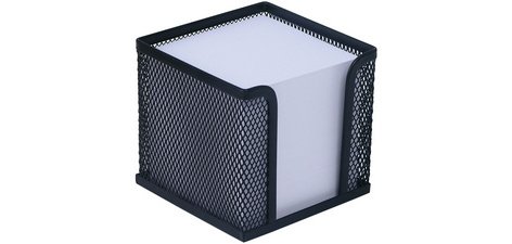 Bloc cube avec boîtier 'Office', fil métallique