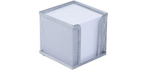 Bloc cube avec boîtier 'Office', fil métallique