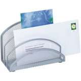 Trieur à courrier Office, argent, en fil métallique