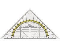 FABER-CASTELL Equerre rapporteur BK 1 petite, avec poignée