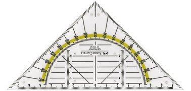 FABER-CASTELL Equerre géométrique BK 25 petite, sans poignée