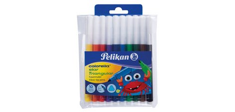 Feutres colorella star Triangular, étui de 10