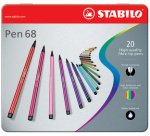 Feutre Pen 68, étui métallique de 30