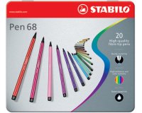 Feutre Pen 68, étui métallique de 10