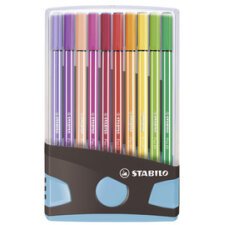 Stylo feutre Pen 68, ColorParade de 20, gris/bleu