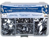 Set de pierres décoratives 'Transparent'