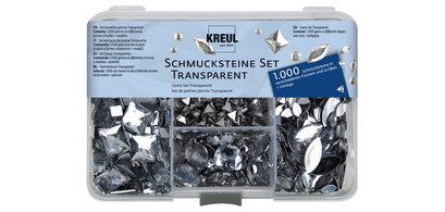Set de pierres décoratives 'Transparent'