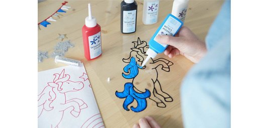 Window Color, kit monde pailleté