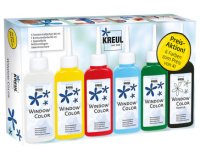 Window Color, set promo, 6 x 80 ml