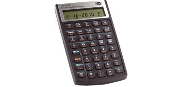 HP Calculatrice financière HP 10bII+, fonctionne par piles