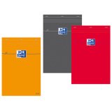 Notitieblokje 74 x 105 mm geruit 80 vellen oranje