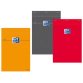 Bloc de bureau orange Oxford 7,5 x 10,5 cm agrafé 5 x 5 mm - 80 feuilles