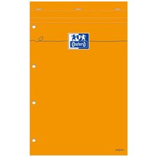 Bloc notes, 210 x 320 - quadrillé, 80 feuilles orange