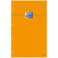 Bloc notes, 210 x 320 - quadrillé, 80 feuilles orange