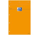 Bloc-notes, 210 x 315, Seyès, 80 feuilles, orange