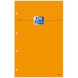 Bloc-notes, 210 x 315, Seyès, 80 feuilles, orange
