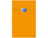 Bloc-notes, 210 x 315, Seyès, 80 feuilles, orange