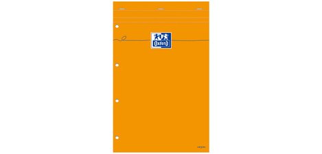 Bloc-notes, 210 x 315, seyès, 80 feuilles, orange