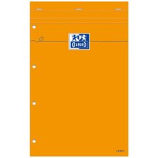 Bloc-notes, 210 x 315, Seyès, 80 feuilles, orange