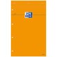 Bloc-notes, 210 x 315, Seyès, 80 feuilles, orange