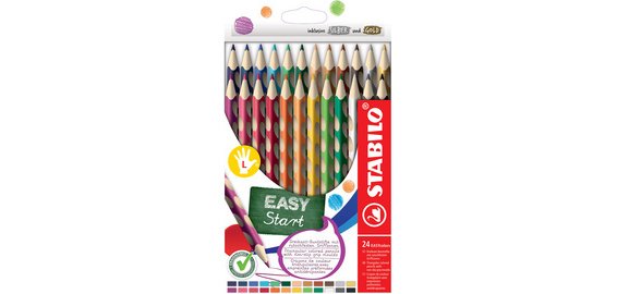 Crayon de couleur EASYcolors, pour gauchers, étui