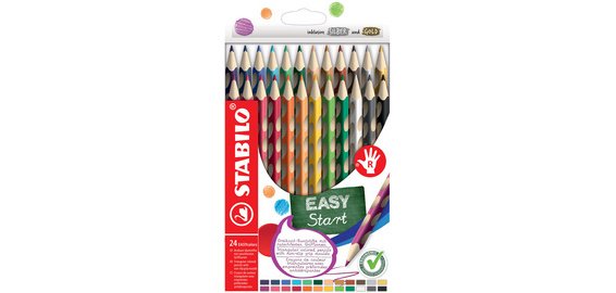 Crayon de couleur EASYcolors R, étui de 24