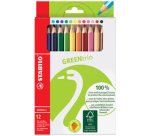 GREENtrio colored pencil, thick, set of 12