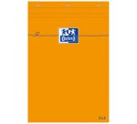 Notitieblokje 85 x 120 mm geruit 80 vellen oranje