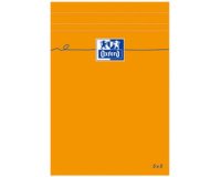 Bloc-notes, 110x170mm, quadrillé,80 feuilles, orange