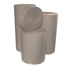 Rouleau de carton ondulé en papier kraft recyclé