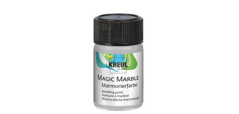 Peinture à marbrer 'Magic Marble', 20 ml, argent