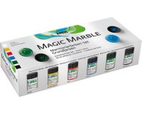 Peinture à marbrer 'Magic Marble',kit couleurs de base