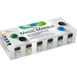 Peinture à marbrer 'Magic Marble',kit couleurs de base