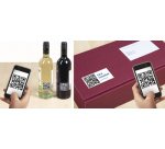 Etiquette code QR, 80 x 40 mm, rectangulaire