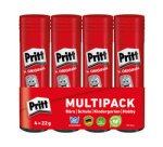 Bâton de colle 4 x 22 g, pack économique, sans solvant