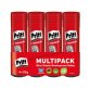 Bâton de colle 4 x 22 g, pack économique, sans solvant