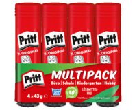 Lijmstift 4 x 43 g, economische verpakking, zonder oplosmiddel