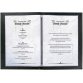 Chemise pour cartes de menu, A5, noir