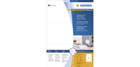 Etiquette universelle SPECIAL, perforé