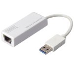 Adaptateur USB 3.0 vers Gigabit Ethernet, blanc