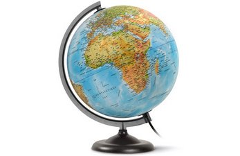 Globe lumineux GLOB'N'KIT, texte francais, 300 mm