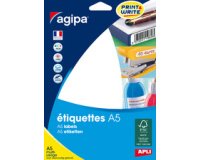 Round white multi-purpose labels 24 mm diameter - Pack of 640