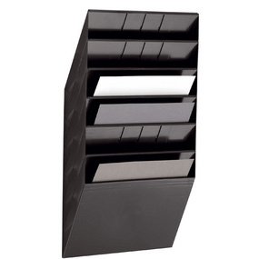 Set porte-brochures mural 'FLEXIBOXX 6', A4, noir