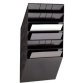 Set porte-brochures mural 'FLEXIBOXX 6', A4, noir