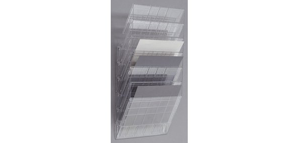 Set porte-brochures mural 'FLEXIBOXX 6', A4
