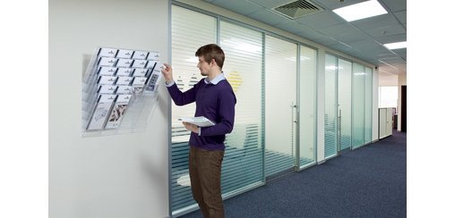 Set porte-brochures mural 'FLEXIBOXX 6', A4