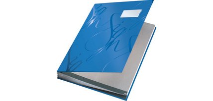 Parapheur leitz design 18 onglets rigides oeillets intercalaires porte-étiquette 340x25x240mm coloris rouge