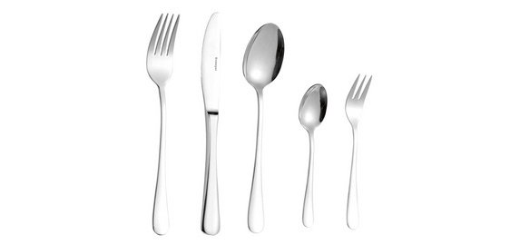'Sylvia' Spoon, set of 12, in stainless steel