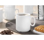 Tasse à café 'Diane', set de 6, blanc